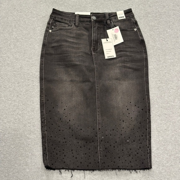 Judy Blue Dresses & Skirts - Judy Blue Black Denim Skirt